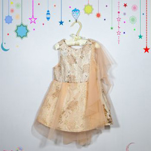 GIRLS PLAIN PARTY DRESS